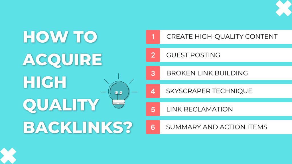 How to acquire high-quality backlinks?