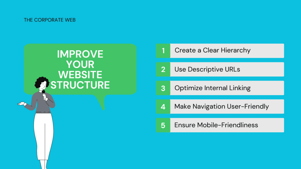 Best practices for improving website structure and navigation