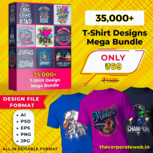 35000+ T-Shirt Designs Mega POD Bundle