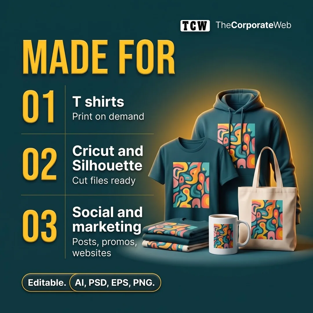 35000+ T-Shirt Designs Mega POD Bundle who it is for and how it works