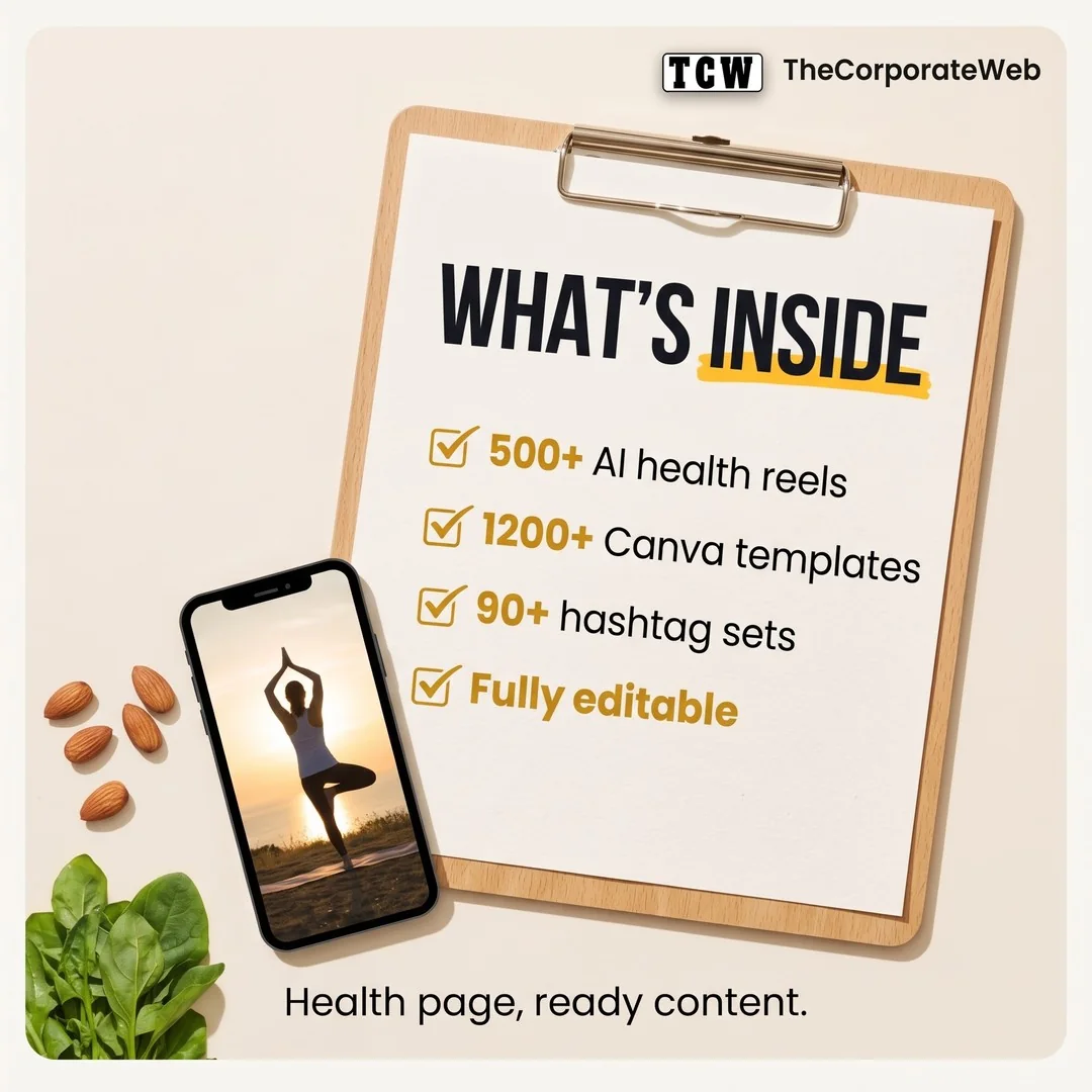 500+ AI Health Reels Bundle what is inside
