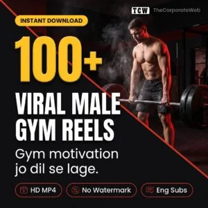 100+ Viral Male GYM Reels Bundle thumbnail