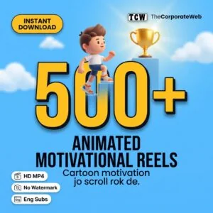 500+ Animated Motivational Reels Bundle thumbnail