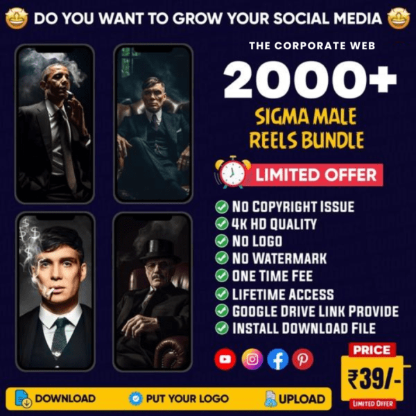 1500+ Sigma Male Reels Bundle