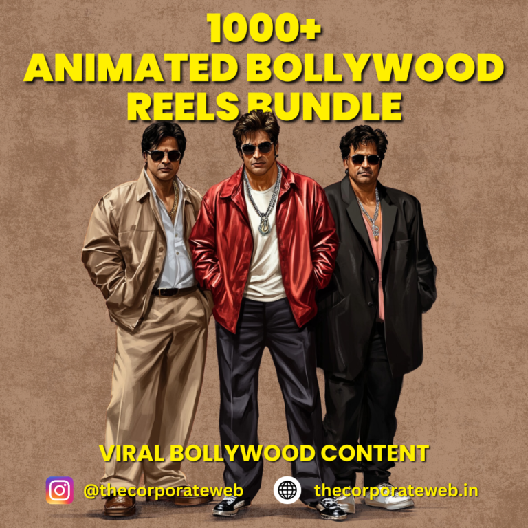 1000+ Animated Bollywood Reels Bundle