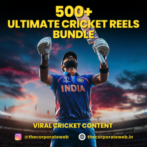 500+ Ultimate Cricket Reels Bundle