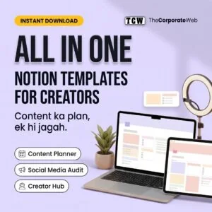 All-in-One Notion Template Bundle for Creators and Influencers thumbnail