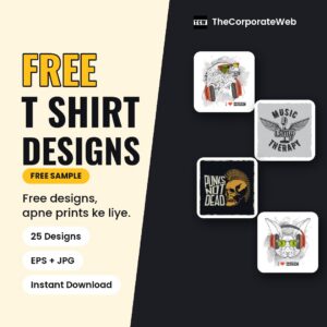 Free 25 T Shirt Designs Sample