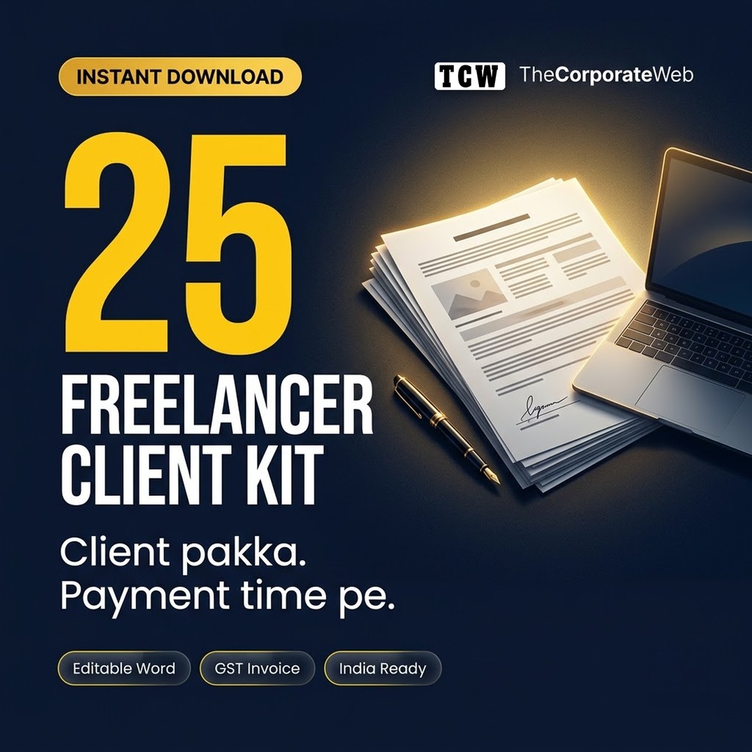 Freelancer agreement format India: Freelancer Agreement and Client Kit: 25 Templates for India