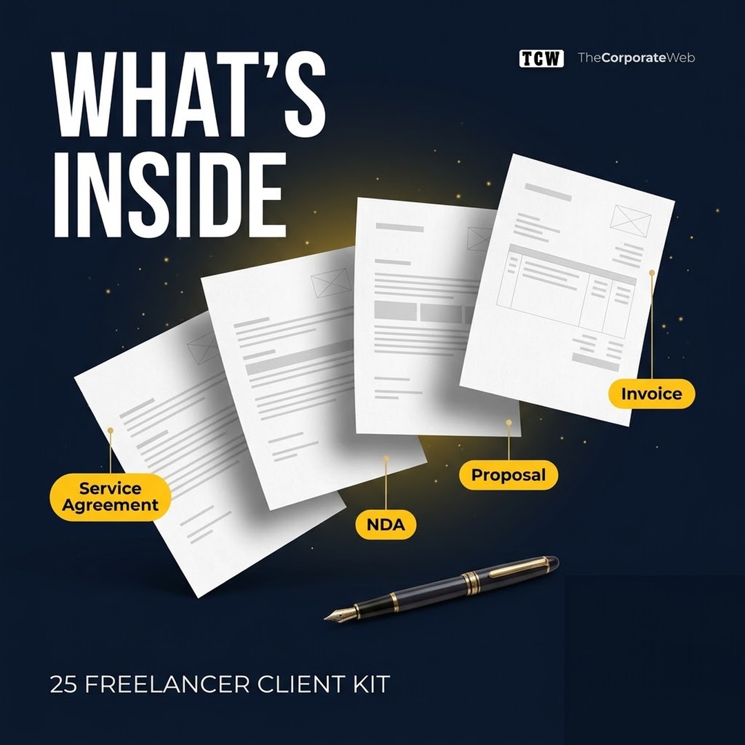 What's inside the Freelancer agreement format India kit