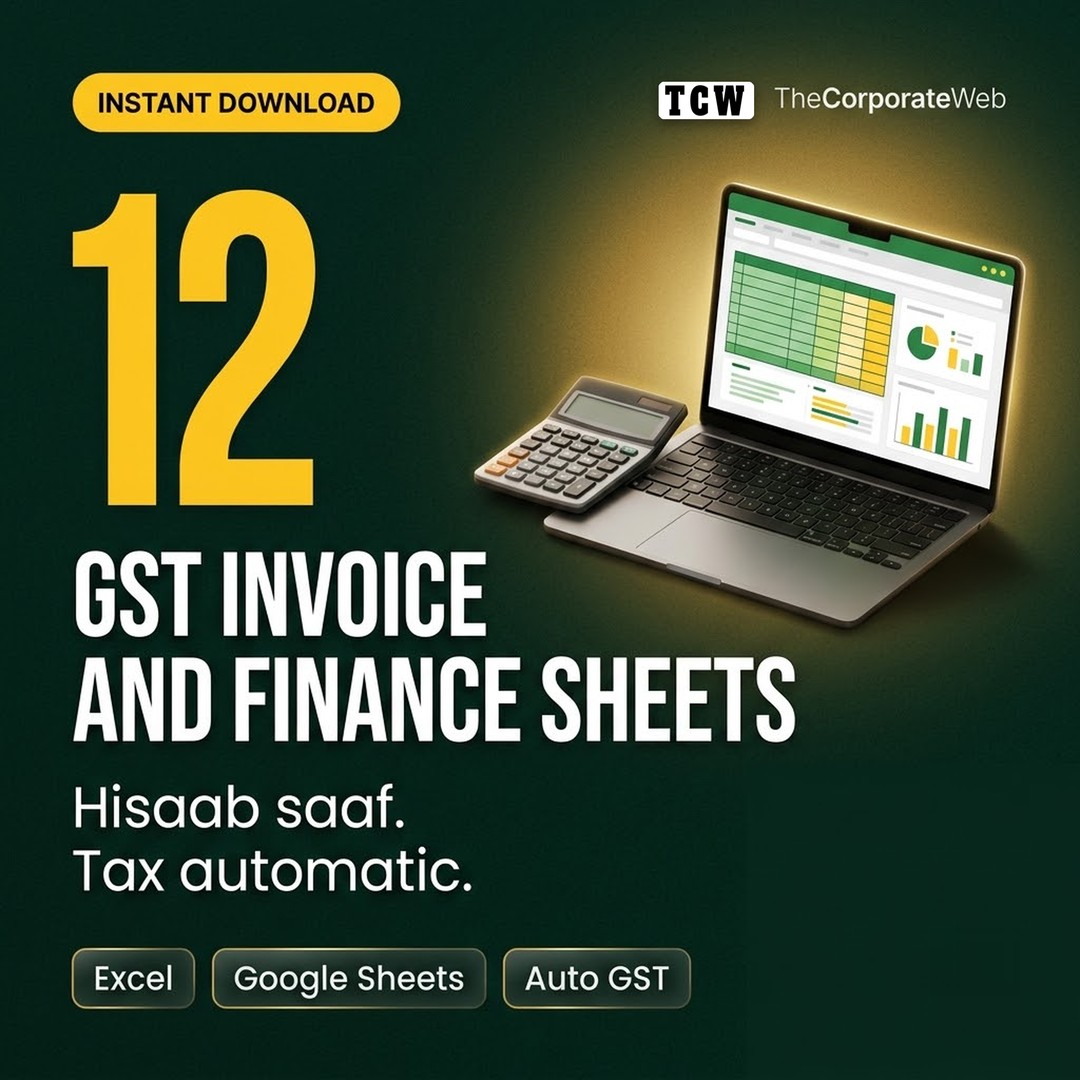 GST invoice format Excel: GST Invoice Format Excel and 11 Business Finance Sheets