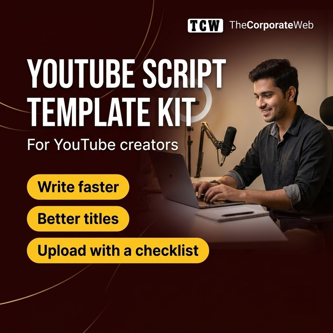 YouTube script template for Indian creators and businesses